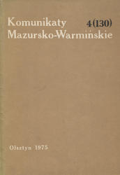 Komunikaty Mazursko-Warmińskie. R. 1975, nr 4 (130).
