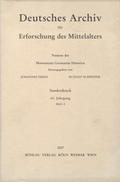 Deutsches Archiv für Erforschung des Mittelalters. Jahrg. 63 (2007), H. 2. Sonderdruck.
