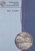Mrągowskie Studia Humanistyczne. T. 2 (2000).