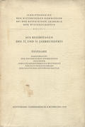 Aus Reichstagen des 15. und 16. Jahrhunderts.