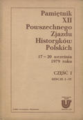 Pamiętnik XII Powszechnego Zjazdu Historyków Polskich. Cz. 1-2.
