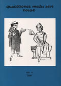 Quaestiones Medii Aevi Novae. Vol. 4 (1999).
