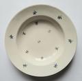 Baranówka. Talerz porcelanowy głęboki z manufaktury porcelany Baranówka.