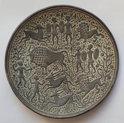 Talerz dekoracyjny, ceramiczny.