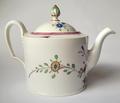 Miśnia. Imbryk do herbaty, porcelana, okres Marcolini 1774-1814, dekoracja w japońskim typie Kakiemona.