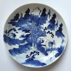 [Paderewski, Ignacy Jan (1860-1941): kolekcja] Talerzyk porcelanowy.