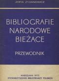 Żydanowicz Zofia – Bibliografie narodowe bieżące.