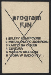 Program FJN.