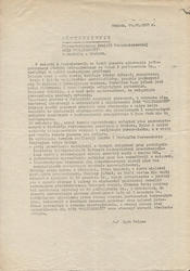 Oświadczenie Przewodniczącego Komisji Porozumiewawczej NSZZ „Solidarność” z siedzibą w Gdańsku.