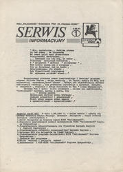 Serwis Informacyjny. R. 1981, nr 1.