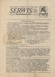 Serwis Informacyjny. R. 1981, nr 11.