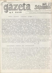 Gazeta Solidarności : II Walne Zebranie Delegatów Regionu Bydgoskiego. R. 1989, nr 4 (6.XII.).