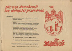 Nie ma demokracji bez wolności przekonań.