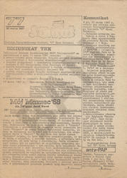 Solidarność Walcząca : biuletyn Międzyzakładowego Komitetu "S" Ziemi Łódzkiej. R. 1987, nr 77.
