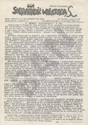 Solidarność Walcząca : pismo organizacji Solidarność Walcząca. R. 1987, nr 20/164.