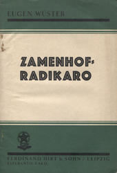 Zamenhof-radikaro kun derivaĵoj kaj fontindikoj.
