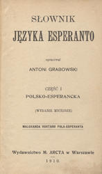Słownik języka esperanto. Cz. 1-2.