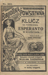 Klucz do podręcznika Esperanto w dziesięciu lekcyach.