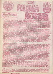 Polonia Restituta. R. 1988, nr 2.