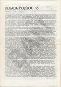 Dekada Polska. R. 1989, nr 10.