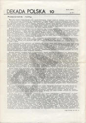 Dekada Polska. R. 1989, nr 10.