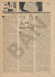 Przegląd Wiadomości Agencyjnych. R. 4 (1987), nr 41 (122).