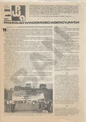 Przegląd Wiadomości Agencyjnych. R. 4 (1987), nr 100.