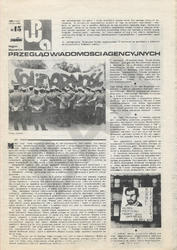 Przegląd Wiadomości Agencyjnych. R. 5 (1988), nr 15 (142).