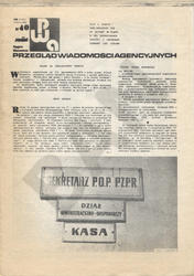 Przegląd Wiadomości Agencyjnych. R. 5 (1988), nr 40 (167).
