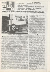 Przegląd Wiadomości Agencyjnych. R. 6 (1989), nr 15 (185).