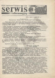 Serwis Informacyjny / [MKZ] NSZZ „Solidarność” Bydgoszcz. R. 1981, nr 14.