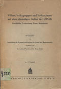 Völker, Volksgruppen und Volksstämme auf dem ehemaligen Gebiet der UdSSR.