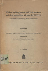 Völker, Volksgruppen und Volksstämme auf dem ehemaligen Gebiet der UdSSR.