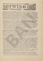 Serwis Informacyjny / [MKZ] NSZZ „Solidarność” Bydgoszcz. R. 1981, nr 54.