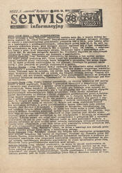 Serwis Informacyjny / [MKZ] NSZZ „Solidarność” Bydgoszcz. R. 1981, nr 78.