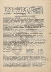 Serwis Informacyjny / [MKZ] NSZZ „Solidarność” Bydgoszcz. R. 1981, nr 88.