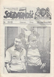 Solidarność : pismo MKZ NSZZ Solidarność z siedzibą w Gdańsku. R. 1981, nr 21 (51).