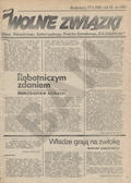 Wolne Związki. R. 2 (1981), nr 1 (8).