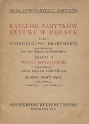 Powiat nowosądecki; Miasto Nowy Sącz.