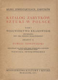 Katalog Zabytków Sztuki w Polsce : Powiat nowotarski.