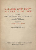 Katalog Zabytków Sztuki w Polsce : Powiat łaski.