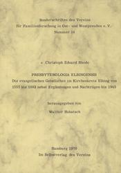 Presbyterologia Elbingensis.