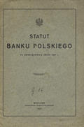 Statut Banku Polskiego po uwzględnieniu zmian 1927 r.