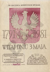 190 rocznica Konstytucji 3go Maja.