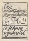Czy aresztowanie kierownictwa KPN to jedyny argument.