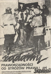 Żądamy praworządności od stróżów prawa!