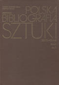 Polska bibliografia sztuki 1801-1944. T. 1, cz. 1-2.