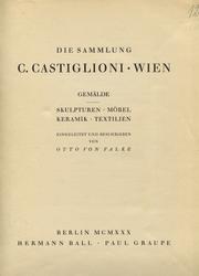 Die Sammlung C. Castiglioni, Wien.