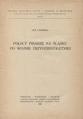 Zaremba Jan – Polscy pisarze na Śląsku po wojnie trzydziestoletniej.
