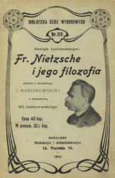 Fr. Nietzsche i jego filozofia.